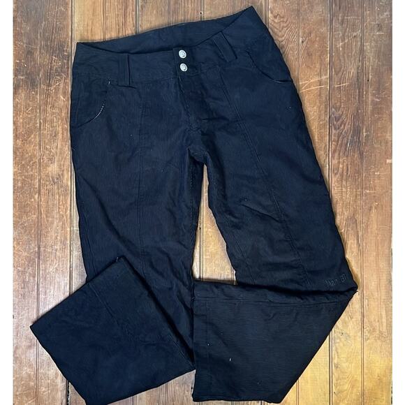 Women’s Marker Ski Snowboard snow black corduroy insulated warm Pants size 8 - Picture 1 of 14